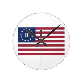 Flag  of the Second American Revolution Wall Clock