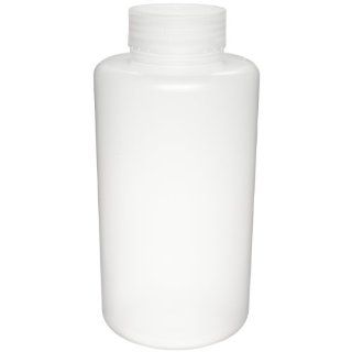 Azlon 301635 0032 1000mL / 32oz, Plastic (PP) Bulk Wide Mouth Lab Sample Bottle (Case Of 55) Science Lab Bottles