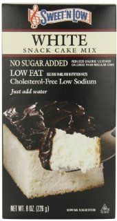 Sweet N Low Cake Mix, White, 8 Ounce Boxes (Pack of 12)  Grocery & Gourmet Food