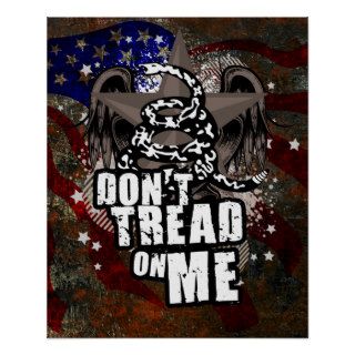 Don't Tread On Me Liberty Poster