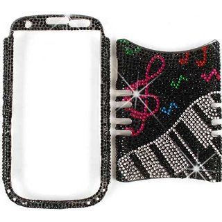 Cell Armor I747 RSNAP FD193 Rocker Series Snap On Case for Samsung Galaxy S3   Retail Packaging   Full Diamond Crystal Music Cell Phones & Accessories
