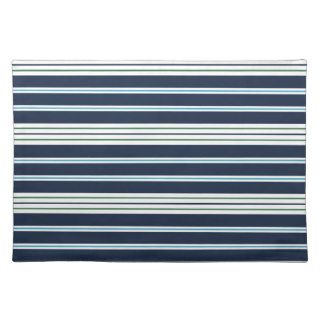 masculine stripped mongram patterns placemats