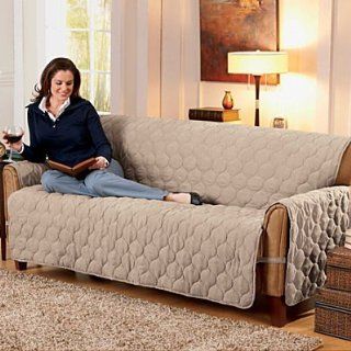 Innovative Textile Solutions Ultimate Quilted Furniture Protector   Chair  Chocolate   Sofa Slipcovers