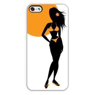 Headcase RSI 195 026 Co Molded Hybrid Case for iPhone 5 & 5s   1 Pack   Retail Packaging   Sun Bikini Cell Phones & Accessories