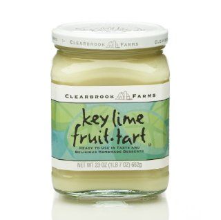 Clearbrook Farms Key Lime Fruit Tart Filling 23oz  Jams And Preserves  Grocery & Gourmet Food