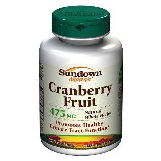 Sundown Naturals Cranberry Fruit, 475mg, Capsules 200 ea Health & Personal Care