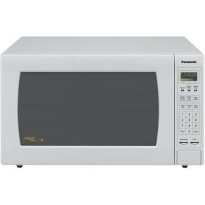 Panasonic Full Size 2.2 cu. ft. 1250 Watt Microwave Oven in White DISCONTINUED NNH965WF