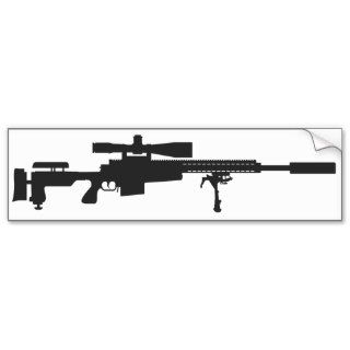 Sniper Rifle Bumper Sticker