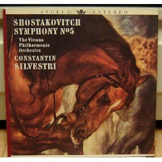 LP and CD Back up of  Shostakovitch Symphony No. 5, the Vienna Philharmonic Orchestra, Constantin Silvestri (Horse on Cover) Music