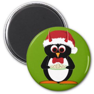 Evil Penguin Stocking Stuffer Magnets