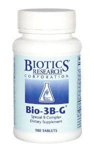 Biotics Research   Bio 3B G Special B Complex   180 Tablets Health & Personal Care