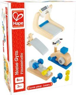 Hape   Happy Family Doll House   Furniture   Home Gym Playset Toys & Games