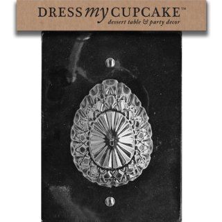 Dress My Cupcake DMCE202ASET Chocolate Candy Mold, Crystal Egg, Set of 6 Kitchen & Dining