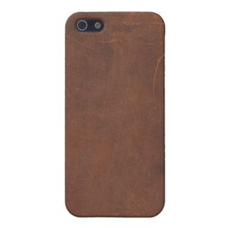 Faux Leather Book Cover 1 iPhone 4 Case