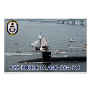 USS Rhode Island SSBN 740 Print