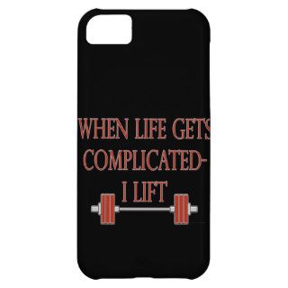 Bodybuilding When Life Gets Complicated I Lift iPhone 5C Case