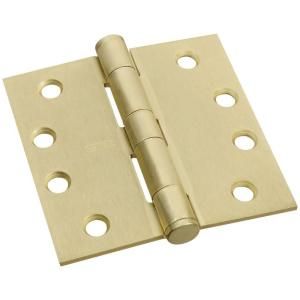 Stanley National Hardware 4 in. x 4 in. Full Mortise Standard Weight Hinge CDF179 4X4 HGE 4