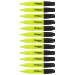 Sharpie Accent Jumbo Fluorescent Yellow Highlighters (Pack of 12) Sharpie Accent Yellow