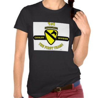 1ST CAVALRY DIVISION "THE FIRST TEAM" T SHIRT