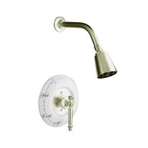 KOHLER Antique Pressure Balancing Shower Faucet Trim in Vibrant Brushed Nickel (Valve not included) K T132 4D BN