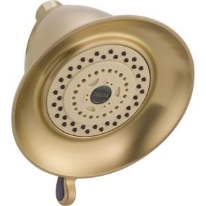 Delta 3 Setting Touch Clean Touch Clean Shower Head in Champagne Bronze RP34355CZ
