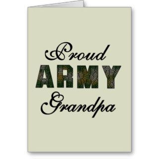 Proud Army Grandpa Tshirts and Gifts Cards