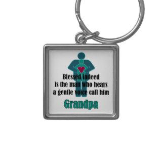 Grandpa (Blessed Indeed) Father’s Day Keychain
