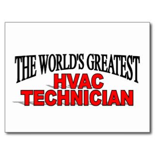 The World's Greatest HVAC Technician Postcards