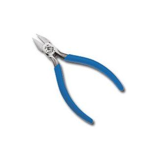 Klein Tools KLED244 5C 5" Coil Spring Diagonal Cutting Midget Tapered Nose Pliers   Side Cutting Pliers  