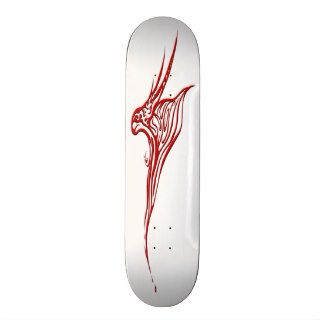 Tribal Darkness Tattoo (red and black) Skateboard Deck