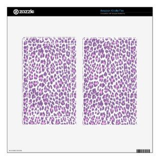 Colorful Girly Pink Cheetah Animal Print Pattern Kindle Fire Skins