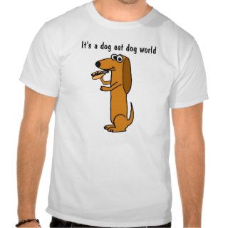 XX  Dog Eating Obama hotdog Cartoon Shirt