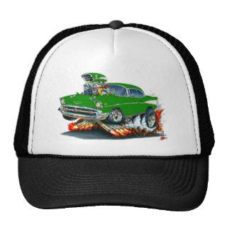 1957 Chevy Belair Green Car Hats