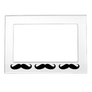 Mustache Disguise Funny Photo Frame Magnet