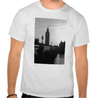 View of Big Ben Across the Westminster Bridge T Shirt