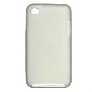 Smoke Tinted Crystal Tpu Skin Gel Cover Case for Apple Ipod Touch Itouch 4 4th Gen + Microfiber Pouch Bag Cell Phones & Accessories