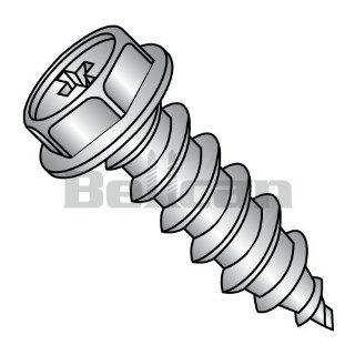 Bellcan BC 0816APW188 Phillips Indent Hex Washer Self Tapping Screw Type A Fully Thread 18/8Stainless Steel 8 X 1 (Box of 2500) Self Drilling Screws