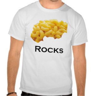 Mac and Cheese Rocks Tee Shirts