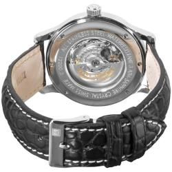 Revue Thommen Men's 12200.2532 'Skeleton' Silver Open Face Automatic Watch Men's More Brands Watches