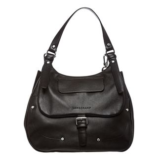 Longchamp 'Balzane' Black Leather Hobo Bag Longchamp Designer Handbags
