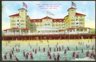Hotel Chelsea & beach Atlantic City NJ postcard 191? Entertainment Collectibles