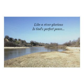 Inspirational Poster, Salinas River, God's peace