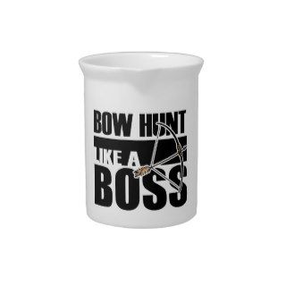 Bow Hunt Like a Boss; Funny.gif Drink Pitcher
