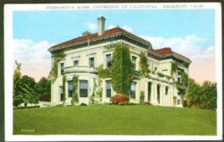 President's Home UC Berkeley CA postcard 191? Entertainment Collectibles