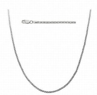 Sterling Silver 925 Popcorn Chain 2mm Made in Italy 20" Inch Jewelry