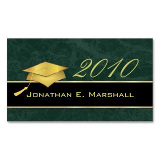 High School Graduation Name Cards   2010 Business Card Templates