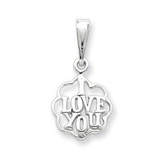 I Love You Charm  Sterling Silver I Love You Charm Jewelry