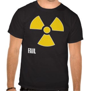 Nuclear Symbol FAIL Dark T Shirt