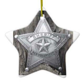 There's A New Sheriff In Town Christmas Ornaments