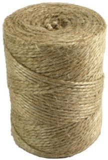 Kel Toy 2 Ply Uncoated Heavy Duty Jute Rope for Crafts, 195 Yard, Natural   Arts And Crafts Supplies